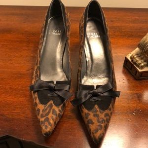 Stuart Weitzman leopard pump